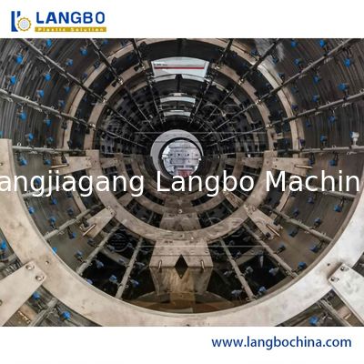 Υψηλή γραμμή εξώθησης σωλήνων PE PP παραγωγής πλαστική