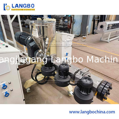 Εμπορεμπόριο πλαστικών PE HDPE PPR Υδάτινο αέριο πετρελαίου Σωλήνα τροφοδοσίας σωλήνων Εξόρυξη γραμμή παραγωγής μονό βίδα Εξόρυξη κατασκευής μηχανή