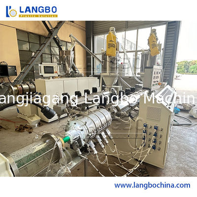 Γραμμή Εξώθησης Σωλήνων PPR Μεγάλης Διαμέτρου με Ταχύτητα Παραγωγής 12m/min και Έλεγχο PLC SIEMENS