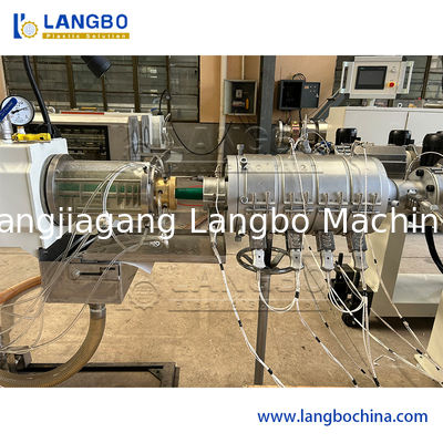 Πλαστική PPR σωλήνων εξώθησης γραμμών ABB διάφορη διάμετρος βιδών αναστροφέων διπλή