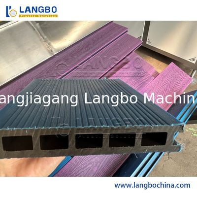 Γραμμή 100 εξώθησης σχεδιαγράμματος CE WPC - υψηλή ικανότητα παραγωγής 150KG/H