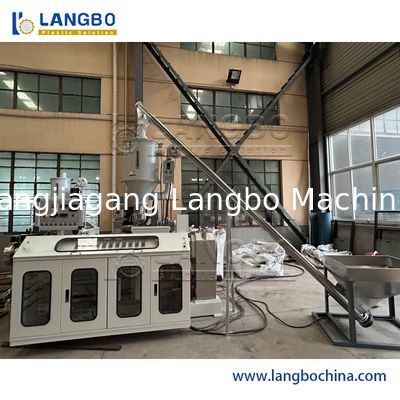 Γραμμή 100 εξώθησης σχεδιαγράμματος CE WPC - υψηλή ικανότητα παραγωγής 150KG/H