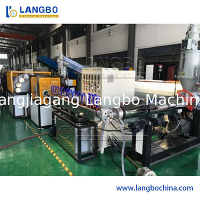 PVC UPVC PE HDPE Snakeskin Pipe Clear Hose Transparent Soft Pressure Plastic Water Fiber Reinforced Garden Braided Hose Pipe Production Line Making Machine