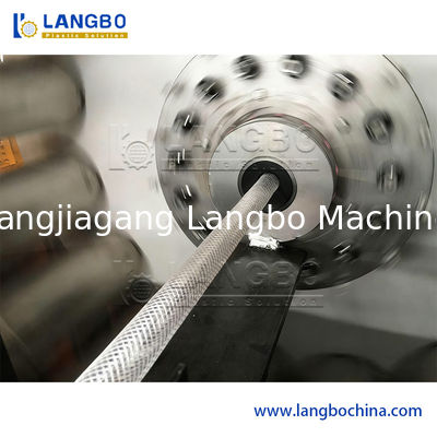 Μηχανή Αυτόματης Παραγωγής Σωλήνα Νερού Κήπου Πλεγμένου PVC, Γραμμή Παραγωγής Σωλήνα Ενισχυμένου με Ίνες PVC