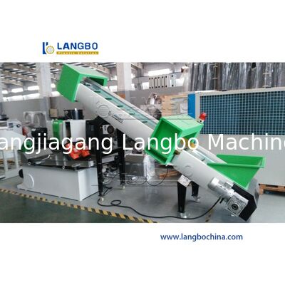 Η γραμμή παραγωγής ανακύκλωσης πλαστικών για μικτά υλικά PET PP PE Απορρίμματα CE Τρίσταπτη μηχανή θραύσης πλύσης ξήρανσης κόκκων