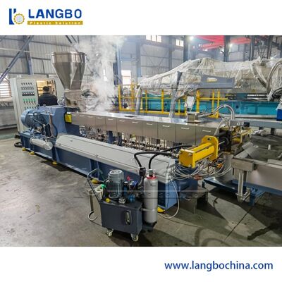 150kg/H πλαστική Pelletizing ημι αυτόματη χρησιμοποιημένη τοπ σίτιση μηχανών