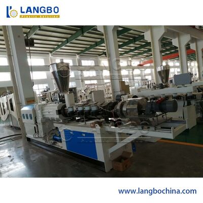 PP Pelletizing η ενιαία υψηλή ικανότητα κατανάλωσης ισχύος εξωθητών βιδών χαμηλότερα