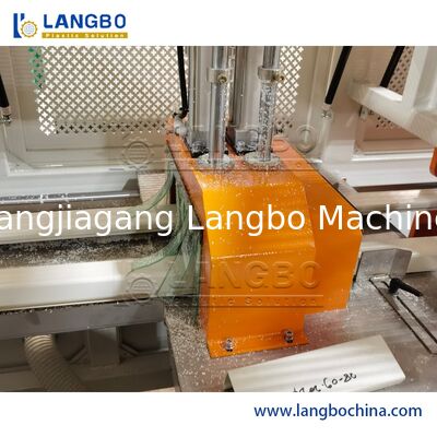 55/110 Κωνική δίδυμη βίδα Extruder PVC Προφίλ Γραμμή Έκτασης για 1180mm καλωδίων Trunking με ισχύ κινητήρα 22KW