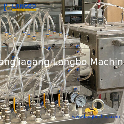 PPE HDPE Mpp PE πλαστικό κυματοειδές σύνθετο σωλήνα WPC Profile Extruder Extrusion Making Machine Γραμμή παραγωγής