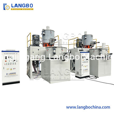 Blending PVC UPVC Plastic Compound Powder SRL-Z Model High Speed Hot Mixer/Low Speed Cold Mixing Machine