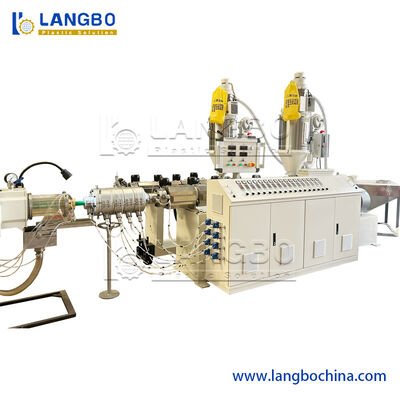 Πλαστική παραγωγή εξώθησης σωλήνων PPR με τη γραμμή 63mm σημαδιών τηλεχειρισμός PLC