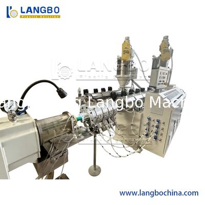 Πλαστική παραγωγή εξώθησης σωλήνων PPR με τη γραμμή 63mm σημαδιών τηλεχειρισμός PLC