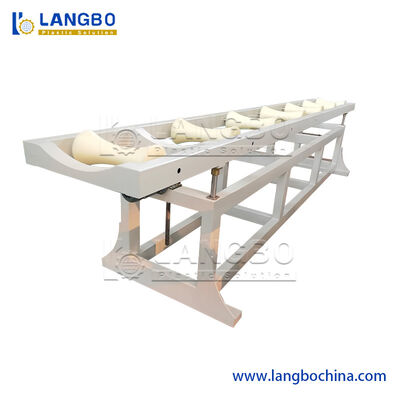 Μηχανή γραμμής εκτόξευσης σωλήνων UPVC 75-250 mm με εκτόξευση 80/156