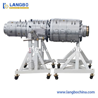 CPVC Pvc Pipe Extruder 75 - 250mm Plastic Pipe Line Production