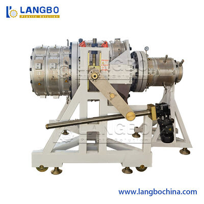 Πλαστικός PVC σωλήνων γραμμών παραγωγής εξωθητής βιδών μηχανών κωνικός δίδυμος