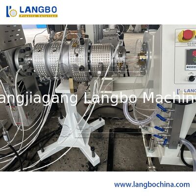 Γραμμή Εξώθησης Σωλήνων PPR Συνεξώθησης 3 Στρώσεων με Χωρητικότητα 350kg/h και Έλεγχο PLC SIEMENS