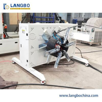 Μηχανή περιέλιξης μαλακών σωλήνων PE Schnider Electrical Components για σωλήνες 16-160MM