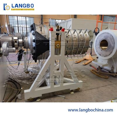 Μηχανή κατασκευής εξωστρέφειας σωλήνων αποστράγγισης νερού από πλαστικό PVC