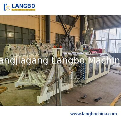 Μηχανή κατασκευής εξωστρέφειας σωλήνων αποστράγγισης νερού από πλαστικό PVC