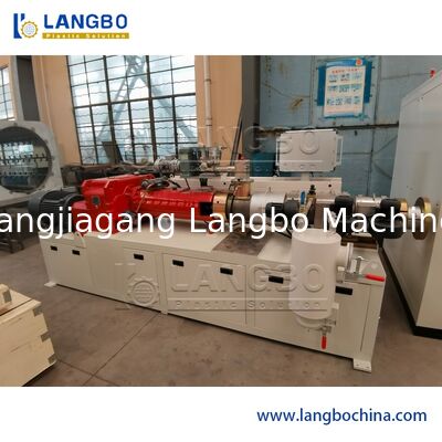 Δίδυμος εξωθητής βιδών PVC υδροσωλήνων, πλαστική μηχανή εξώθησης αυτόματου ελέγχου