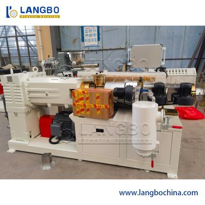 Αυτόματη δίδυμη μηχανή εξωθητών βιδών, διπλή μηχανή εξωθητών βιδών PVC