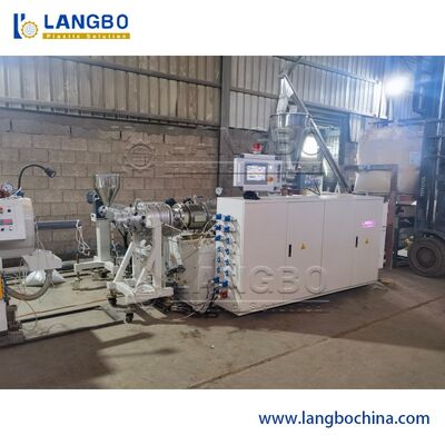 Γραμμή Εξώθησης Σωλήνων PVC | Παραγωγή Υψηλής Ταχύτητας Προσαρμόσιμα Μεγέθη Σωλήνων