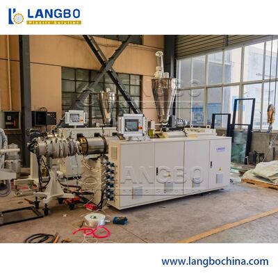 16 έως 1600mm πλαστικό PVC PPR PE HDPE Υδροδότηση Αποχέτευση Ρευστοποίηση Gas Pipe Making Machine Extrusion Line