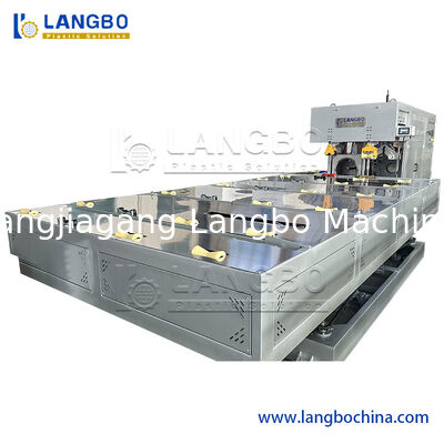 Πλήρως αυτόματο διπλό εξω πλαστικό PVC σωλήνα καμπανάκι σωλήνα Socketing Machine