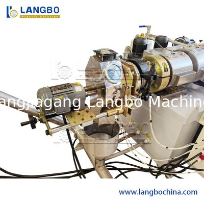 Πλαστικό διπλό διπλό βίδα extruder PVC πεθαίνει πρόσωπο θερμή κοπή συνδυασμό granulating granulating γραμμή ανακύκλωσης
