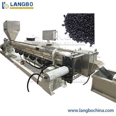 Πλαστική μηχανή εκτόξευσης PVC PET PP PE Pelletizing Recycling Plastic Granulating Extrusion Machine/Production Line