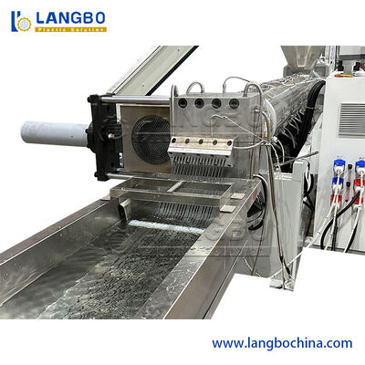 Πλαστική μηχανή εκτόξευσης PVC PET PP PE Pelletizing Recycling Plastic Granulating Extrusion Machine/Production Line