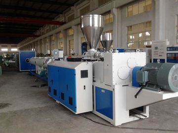Πλαστικός PVC σωλήνων γραμμών παραγωγής εξωθητής βιδών μηχανών κωνικός δίδυμος