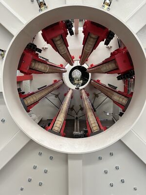 Προηγμένη Μηχανή Παραγωγής Πλαστικών UPVC Μεγάλης Διαμέτρου 400-710mm Εργοστάσιο στην Κίνα