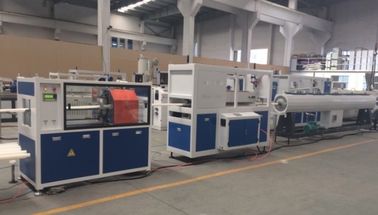 Κωνική δίδυμη μηχανή παραγωγής σωλήνων PVC βιδών μηχανών Siemens, σωλήνας PVC που κατασκευάζει τη μηχανή