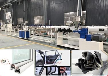 Μηχανή σχεδιαγράμματος PVC με τη λαστιχένια εύκαμπτη εξώθηση λουρίδων σφράγισης για την πόρτα