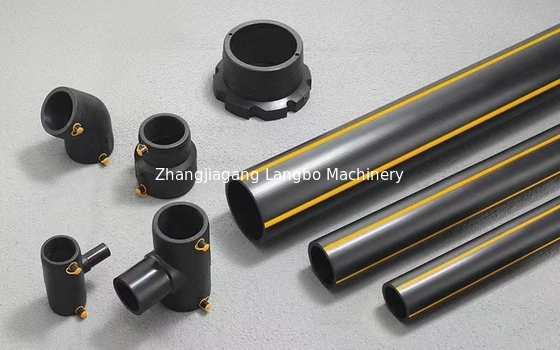 Εύκολη λειτουργία πλαστικό HDPE PE Pipe Extrusion Making Machine Γραμμή παραγωγής