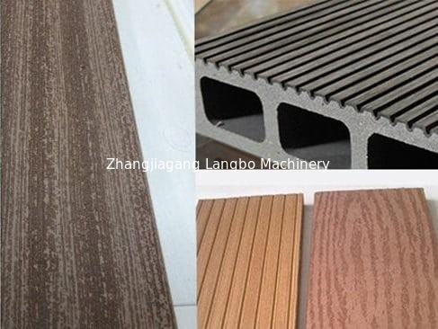 Μεγάλη απόδοση ξύλο πλαστικό WPC επιφάνειας προφίλ Co εκχύλιση μηχανή