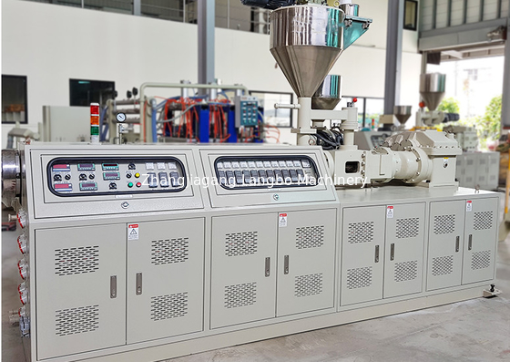 Η πλαστική γωνία PVC διακοσμεί τη θερμότητα μόνωσης γραμμών εξώθησης σχεδιαγράμματος με την οθόνη αφής με χάντρες