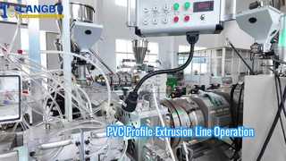 Διαδικασία εξώθησης προφίλ PVC | Επίδειξη εργοστασίου