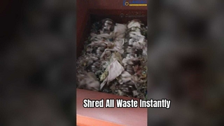 Βιομηχανική μηχανή τεμαχισμού για ανακύκλωση πλαστικού χαρτιού ξύλου και μεταλλικών κουτιών